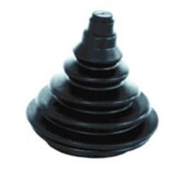 Gumená priechodka čierna 69 mm - pre upevnenie svorkou