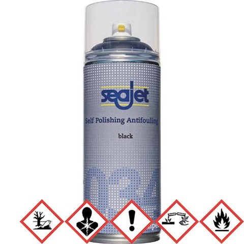 SEAJET Antifouling sprej, Čierny 400 ml