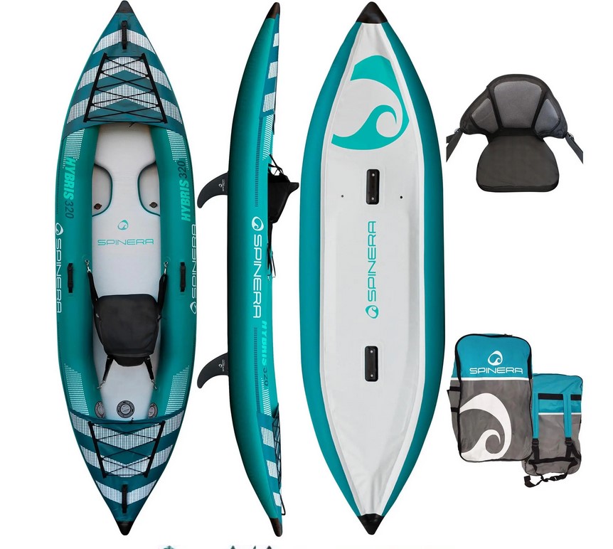 SPINERA HYBRIS 320 nafukovací kajak 320 x 90 cm - 1 miestny