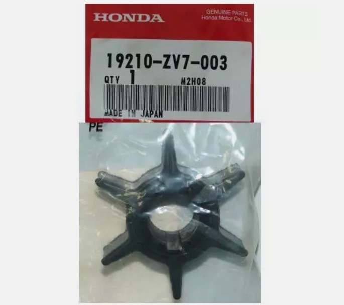 HONDA impeller 19210-ZV7-003 pre HONDA BF20A/A2/AX, BF25, BF30A/A1/A2/A3/AX/D4/DK2