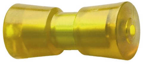 Kýlová V rolka  na vozík z PU - 196 mm
