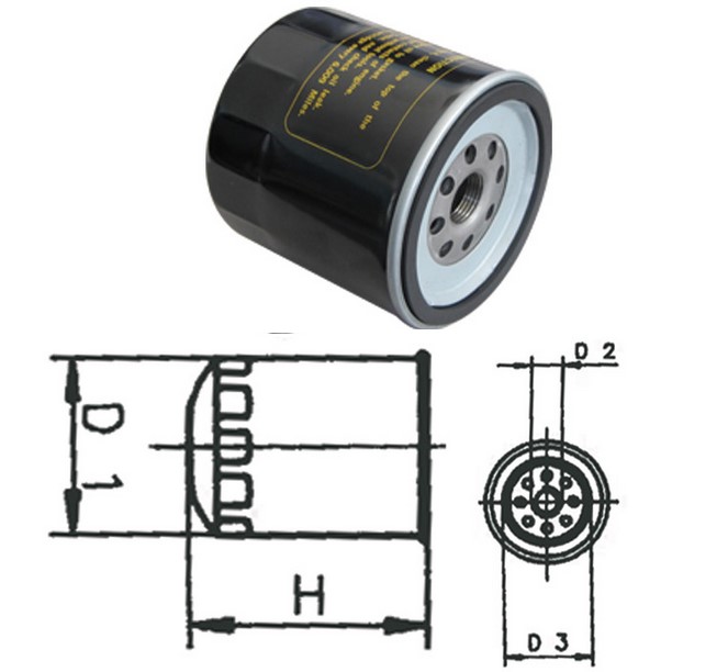 Olejový filter EVINRUDE-JOHNSON 25/30/40/50/60/70 HP