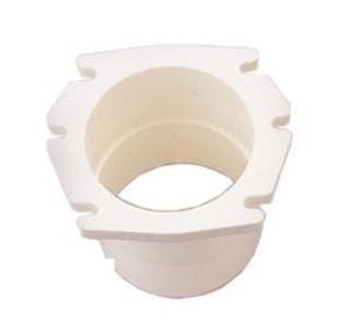 Adaptér k ventillačnej rúre 75 mm - biely