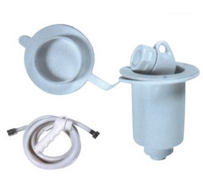 Sprchový box s hadicou a hlavicou - set