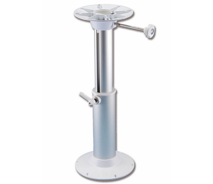 Teleskopický podstavec pod sedadlo 40-60 cm biely