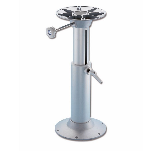 Teleskopický podstavec pod sedadlo 40-60 cm šedý