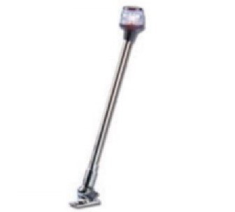 TREM navigačné svetlo 360° s nerezovou základňou biele - 64cm