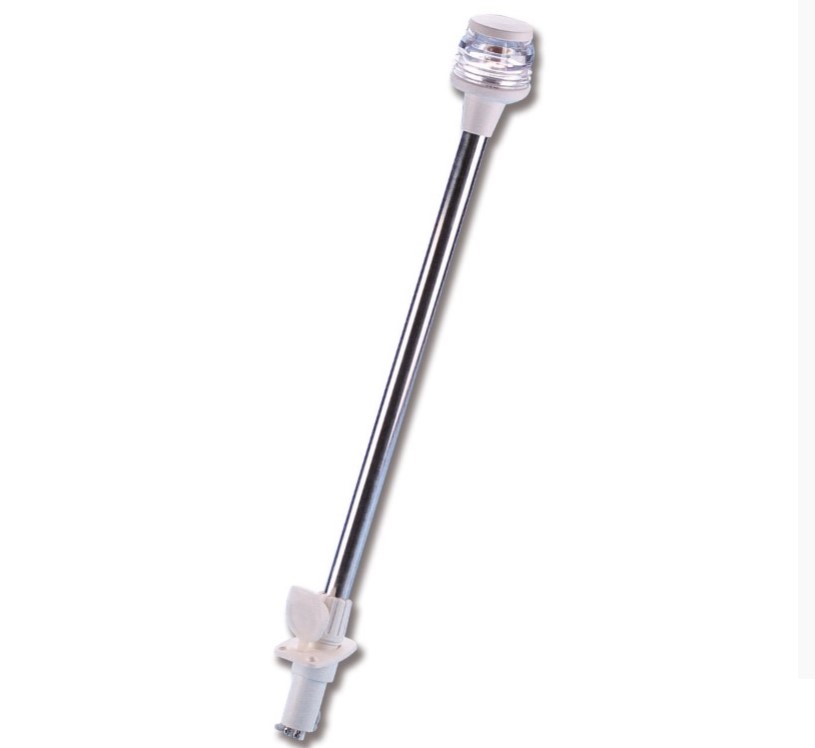 TREM kotevné svetlo 360° s odnímateľným stožiatom biele - 54 cm