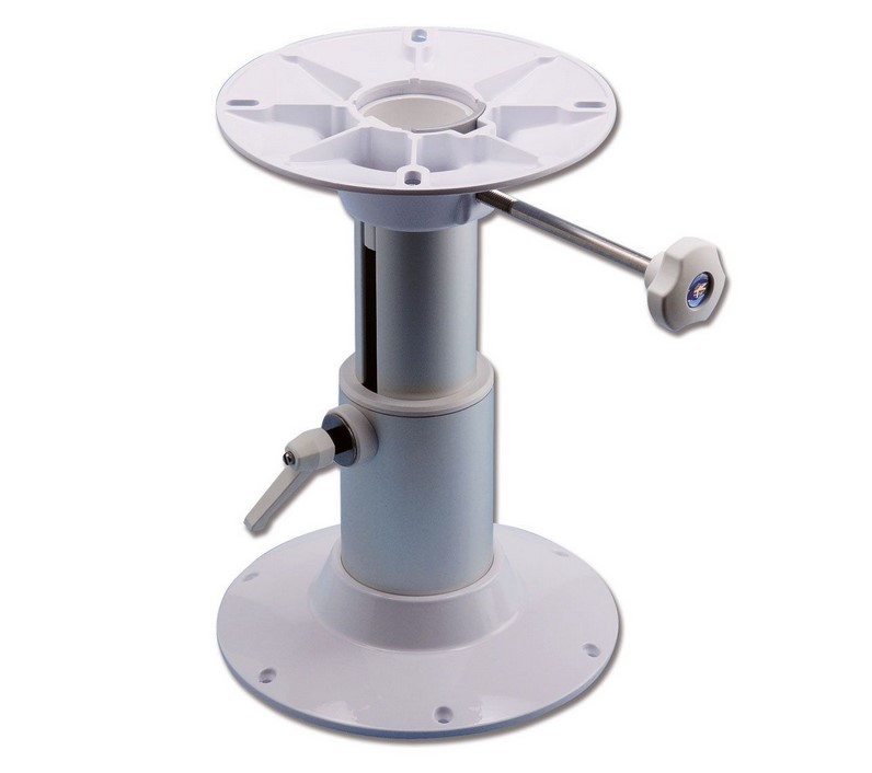 Teleskopický podstavec pod sedadlo 25-32 cm biely