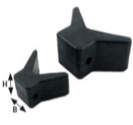 Doraz na prívesný vozík 98 x 102 mm