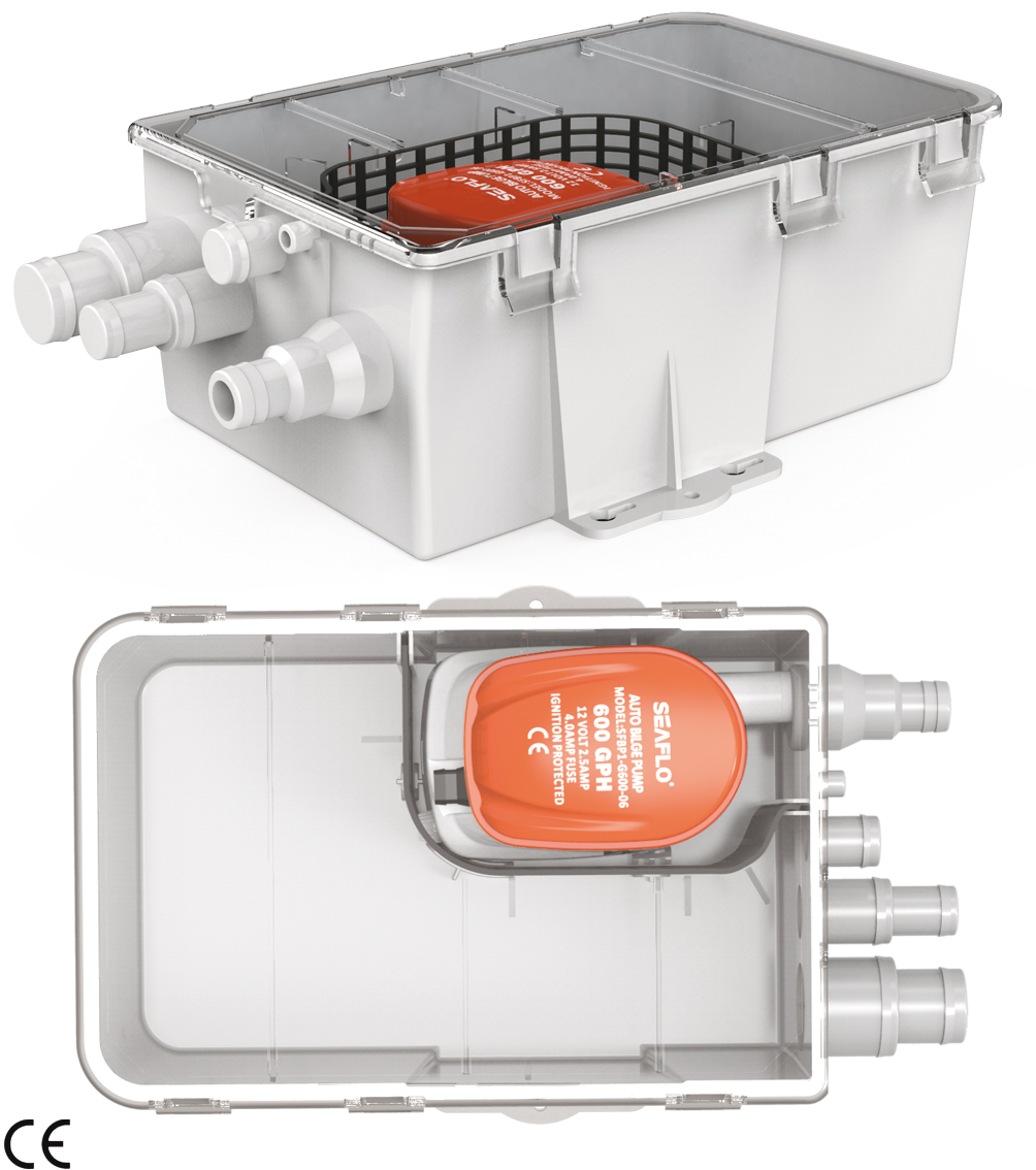 Odsávacie čerpadlo pre sprchu 334 x 215 x 11,5 mm, 3A, 12V
