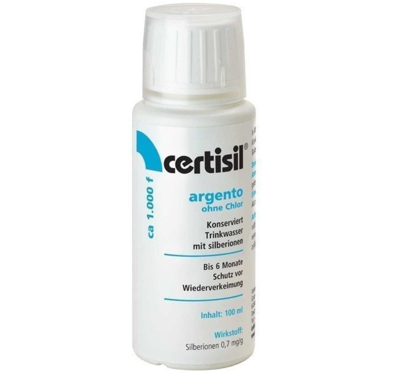CERTISIL ARGENTO CA 1000F - kvapalina bez chlóru 100ml, 1ml/10L