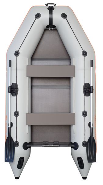 Kolibri KM-280 D nafukovací čln šedý, nafukovací kýl, pevná podl