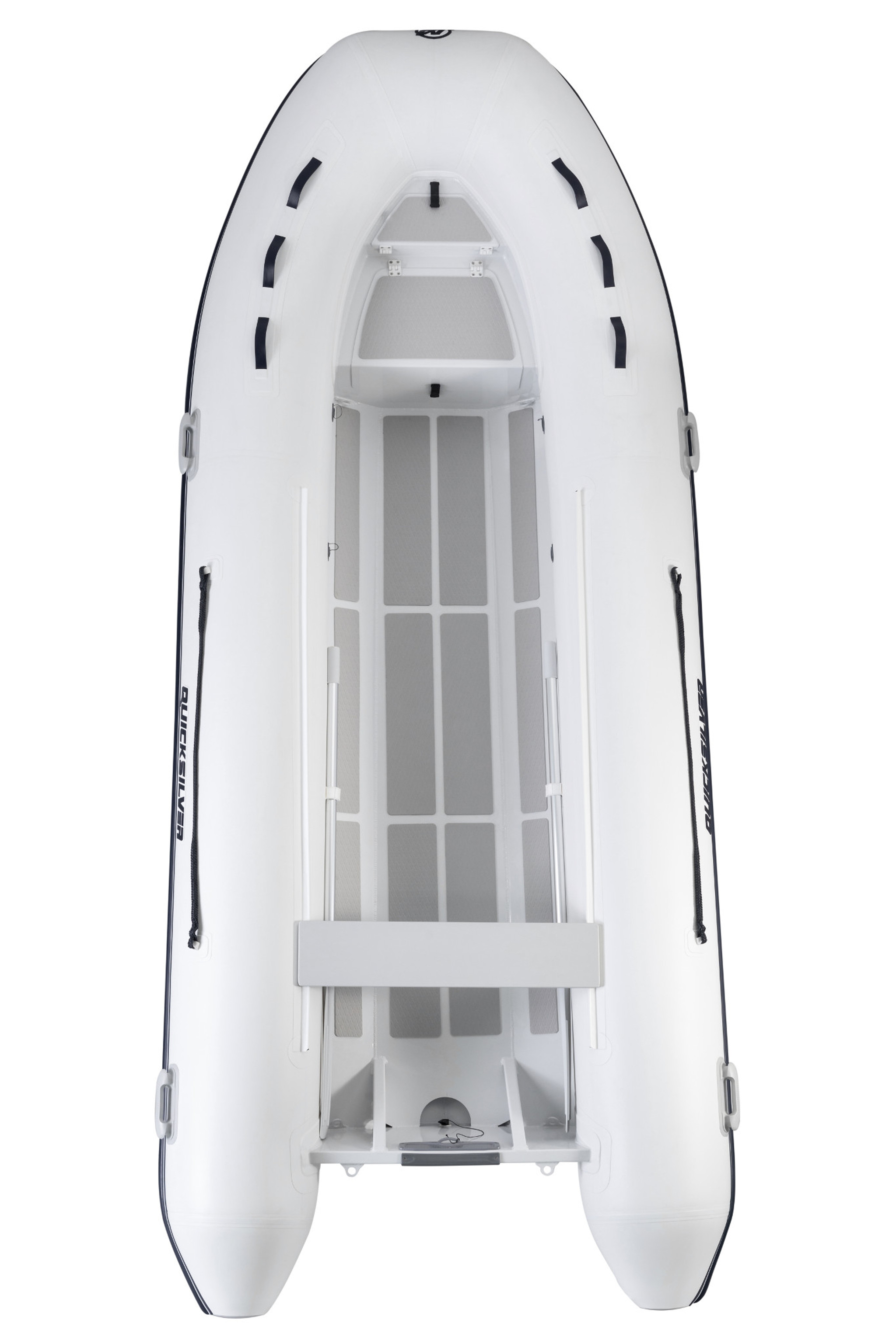 QUICKSILVER 380 ALU Rib s pevnou podlahou biely