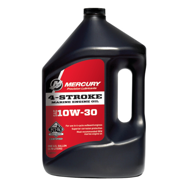 Mercury 4-Stroke Marine Engine Oil Outboard SAE 10W-30 - Lodný motorový olej 4-takt 4L