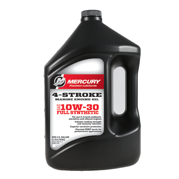 Mercury 10W30 Four-Stroke Engine Oil Synthetic Blend - Lodný motorový olej 4-takt 4L
