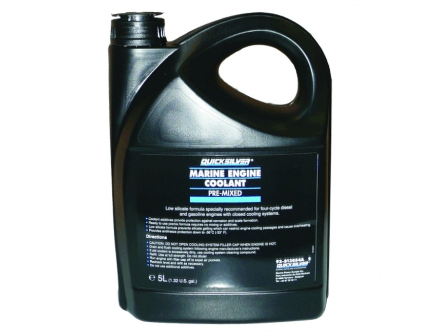 QUICKSILVER MARINE ENGINE COOLANT PRE-MIXED prísada na ochranu proti korózii - 5L