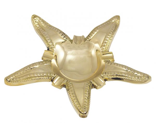 Popolník mosadzný - morská hviezda Ø 17cm