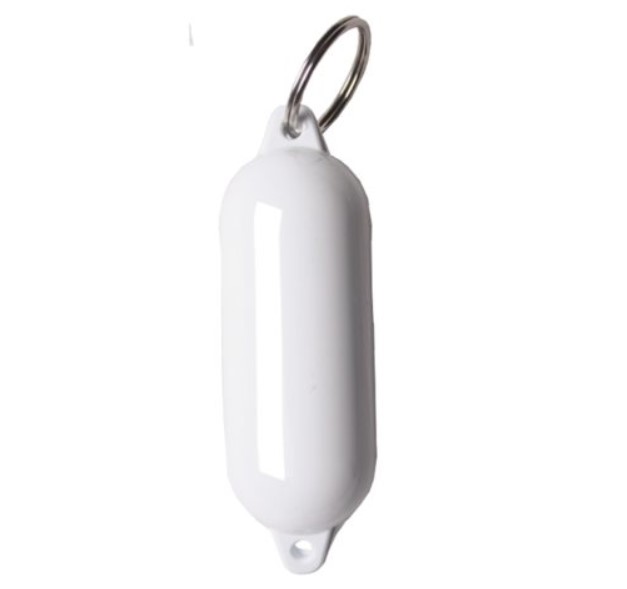 TALAMEX STAR Kľúčenka fender 100 mm,  Ø 30 mm - biela