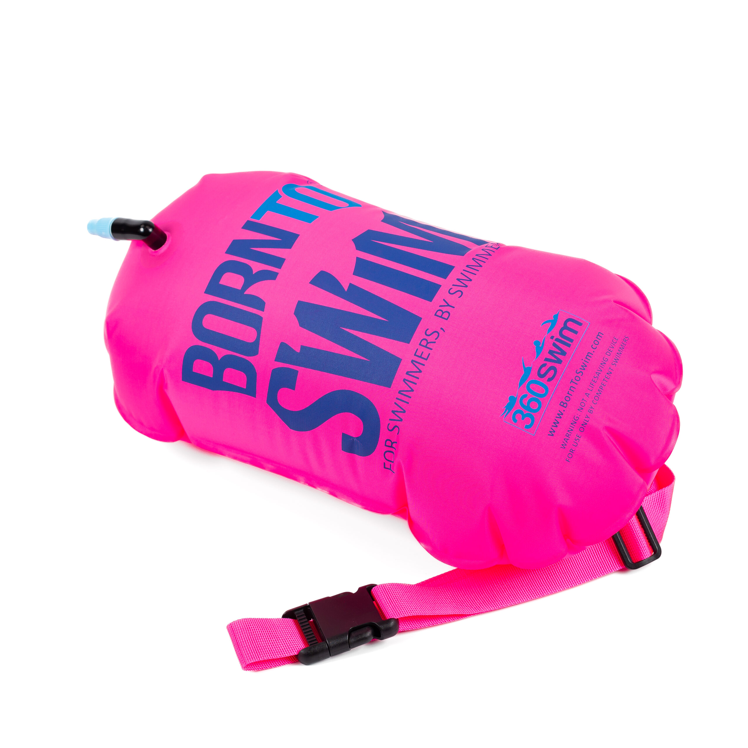 BornToSwim® Záchranný plavák, plavecká bójka 64 x 30 cm - ružová