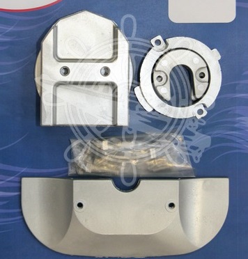 Hliníkový anódový set pre MERCRUISER ALPHA ONE GEN II