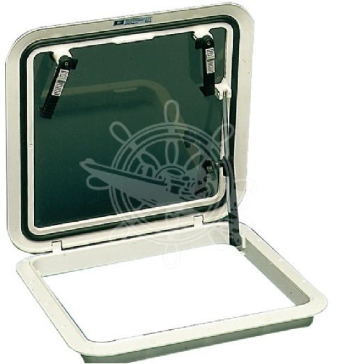 BOMAR Flushdeck - biela / 570 x 570 mm