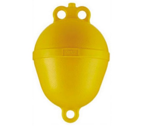 Bója kotevná značkovacia 25 x 39 cm - žltá