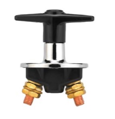 Batériový spínač 300A - pochrómovaný zinok