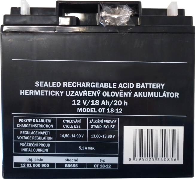 Bezúdržbový akumulátor 12V 18Ah