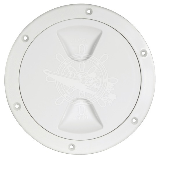Biely kryt na inšpekčný otvor Ø 172 mm