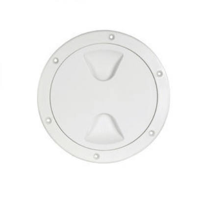Biely kryt na inšpekčný otvor Ø 114 mm