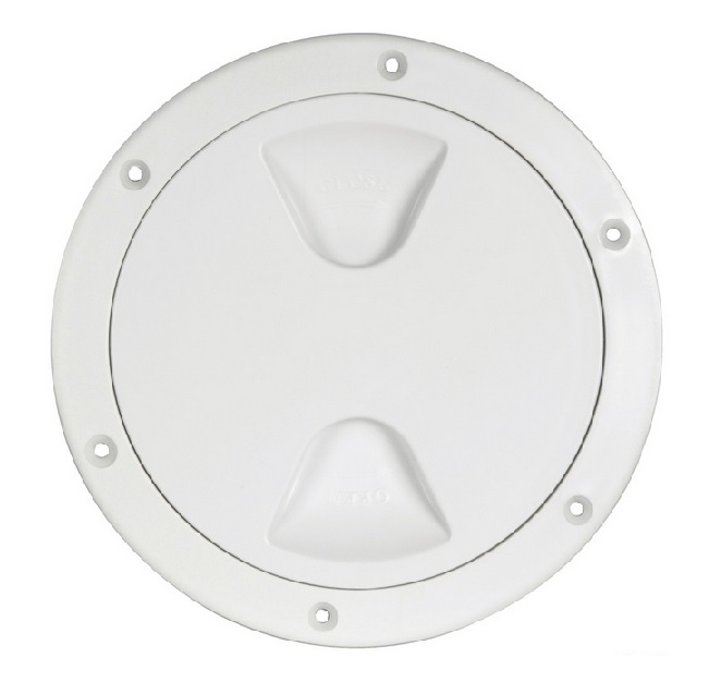 Biely kryt na inšpekčný otvor Ø 205 mm