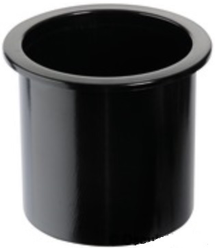 Držiak na pohár plastový zabudovateľný - čierny