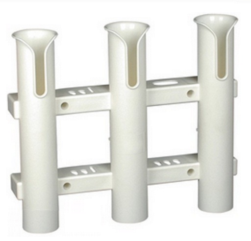 Držiak na tri udice - biely