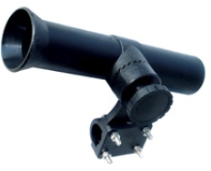 Držiak na udicu s montážou na zábradlie - nastaviteľný