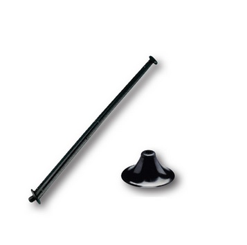 Držiak vlajky s gumenou základňou plastový