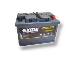 EXIDE Equipment Gel Marine - Multifit ES 650, 12V 56Ah