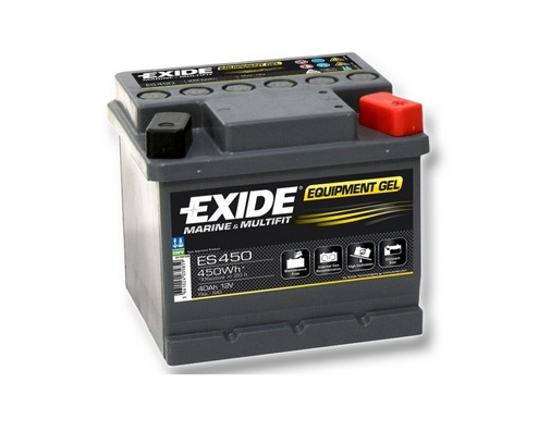 EXIDE Equipment Gel Marine - Multifit ES 450, 12V 40Ah