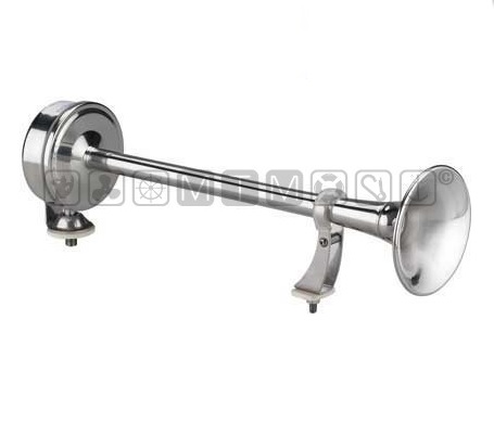 Elektrický nerezový lodný klaksón 24V