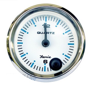 FARIA Quartzové hodinky - biely číselník v niro ráme