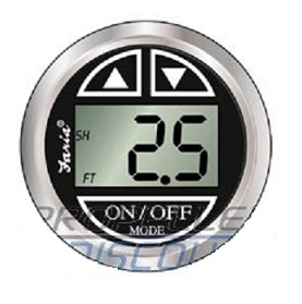 FARIA hĺbkomer so sondou cez trup - čierny číselník v niro ráme