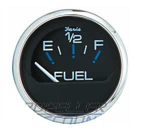 FARIA palivomer - čierny číselník v niro ráme