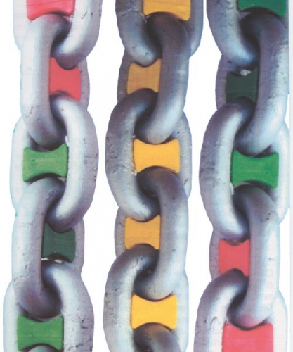 Farebné značenie reťazí 6 mm zelené- 14 ks