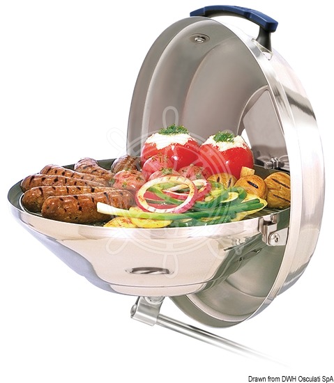 MAGMA Gril na drevené uhlie s montážou na zábradlie