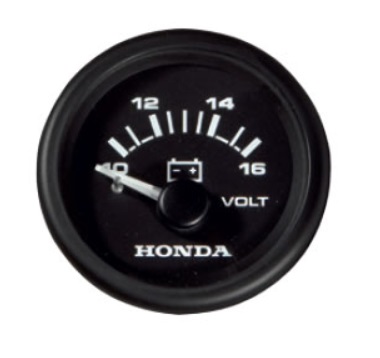 Honda - Voltmeter - biely číselník