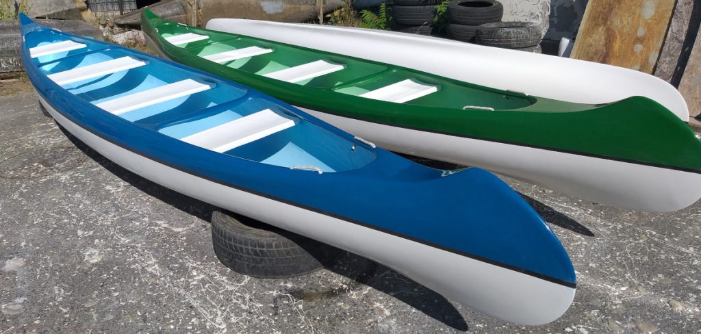 AQUA SYBB Indiánske kánoe IC-04 XL štvormiestne - 630x95x50cm