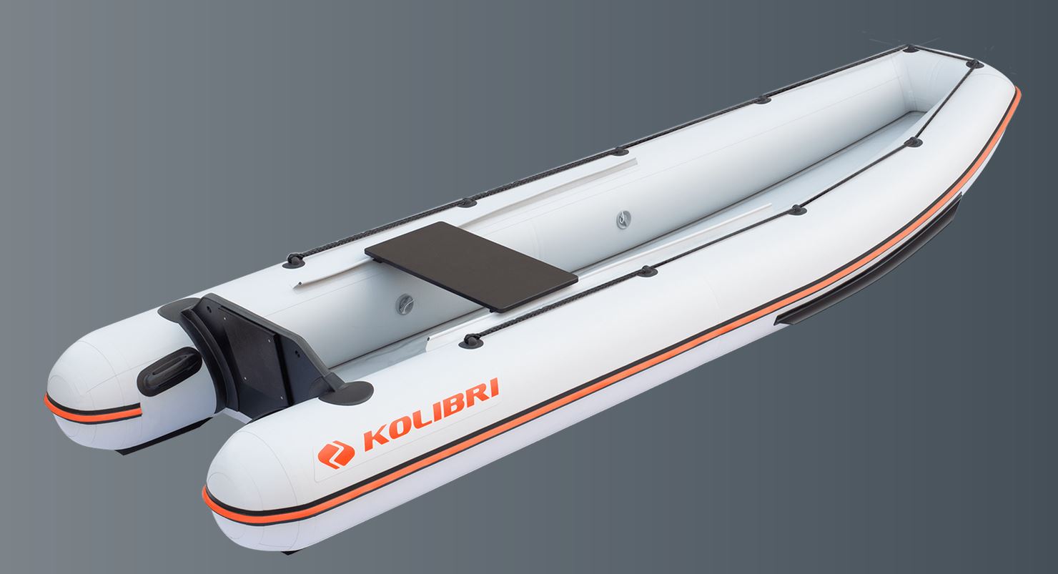 Kolibri KM-330 CP nafukovacie kánoe šedý , pevná skladacia podlaha