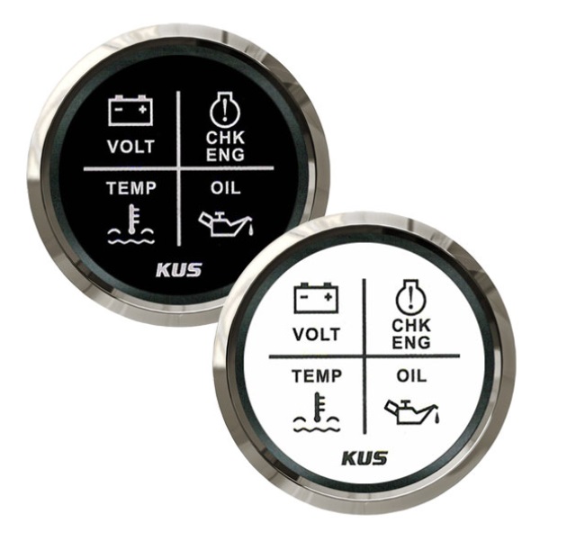 KUS 4 varovné indikátory - čierny