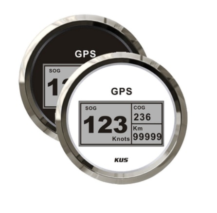 KUS - GPS ukazovateľ rýchlosti s digit.ukazov.- biely