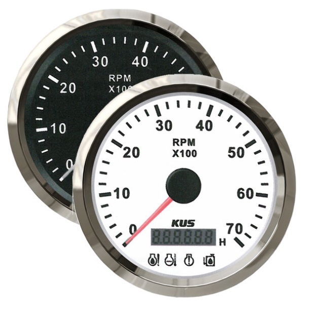 KUS otáčkomer pre záves. motor - čierny